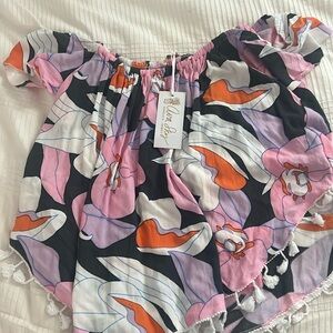 NWT Ava Sky Top Sunkiss in Misty Retro XS